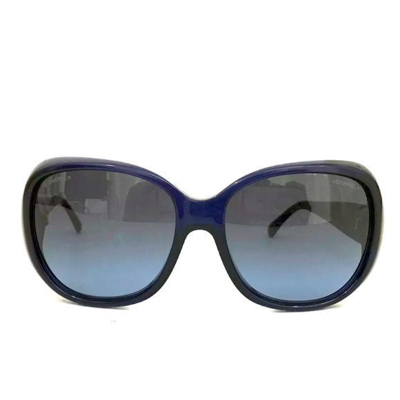 Chanel Blue Sunglasses, 100% Authentic - Picture 5 of 8
